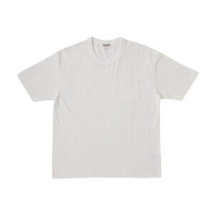New Visvim Sublig Tee in White tshirt cotton comfy designer chest pocket